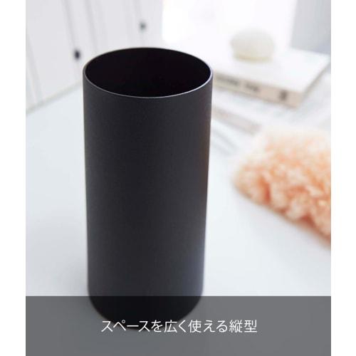 Yamazaki Handy Wiper Stand, Black, Approx. W7.5 x D7.5 x H15cm, Tower Case Storage, Model 2770