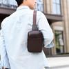 Unisex PU Leather Sling Bag – Compact Crossbody Chest Pack for Travel, Commute & Light Outdoor Use