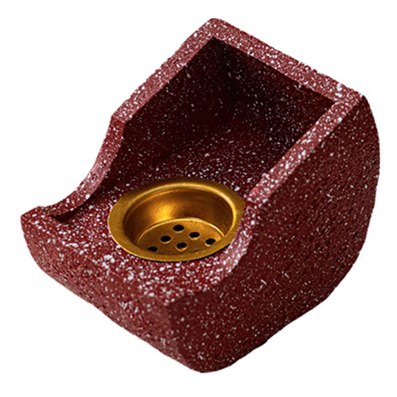 

Ретро Смолы и Металлические Чаши Форма Аромалампы Диффузор Арабский Ближний Восток Подставка для Благовоний для Домашнего Декора красный