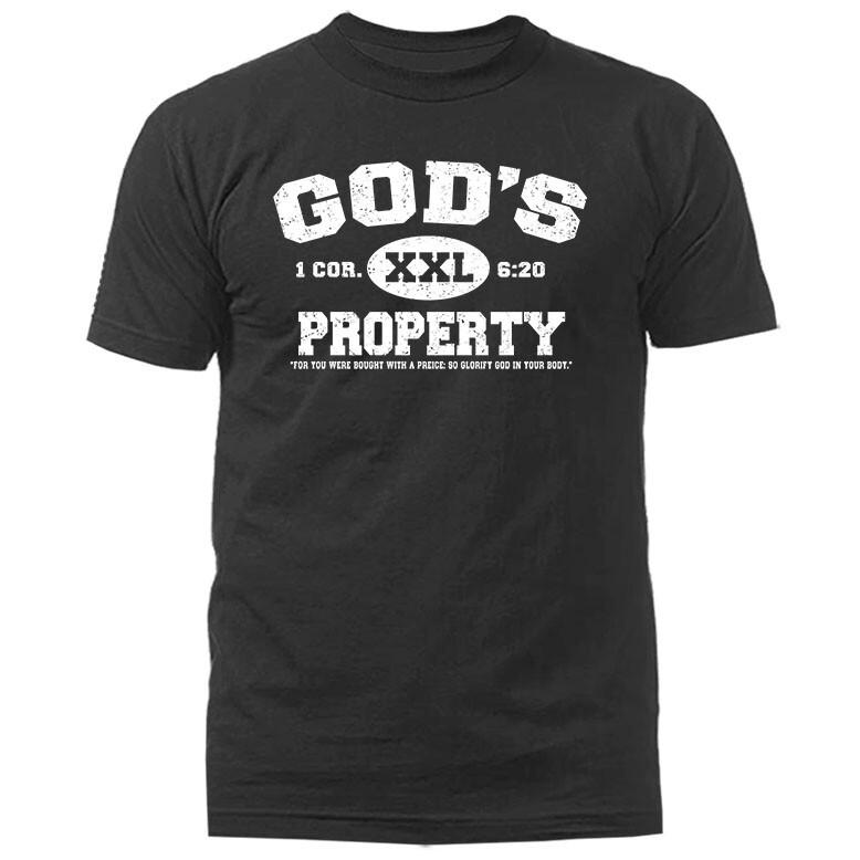 God#039;s Property Christian Religious God Bible Church Jesus Christ Tshirt Unisex T-Shirt XL