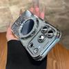 Spiegel Diamant Magnetische Hülle Für iPhone 17 Air 16E 15 14 Plus 13 11 12 16 17 Pro Max Magsafe Bling Bling Glitzer Schutzhülle