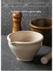 Melamine Pestle & Mortar for Mashing Ginger, Garlic, Chili, and Century Egg