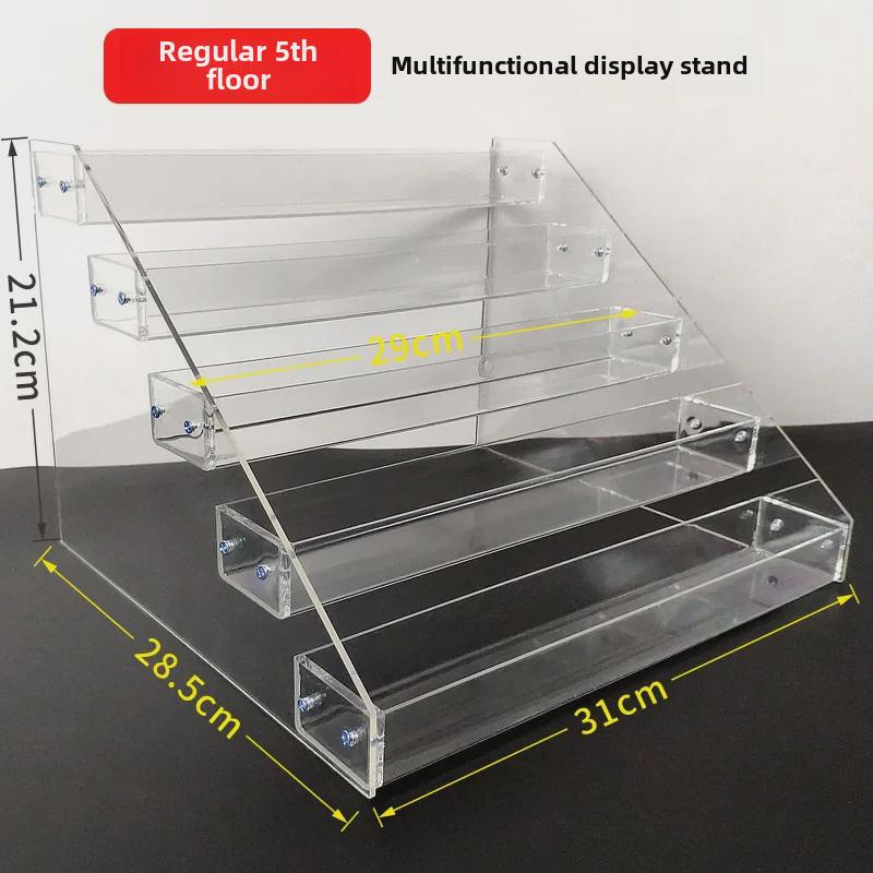 Acrylic Multi-Layer Display Stand for Desktop Storage: Phone Cases, CDs, Masks
