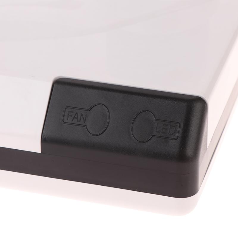 65W Nagelstaubsammler Maschine Nagelstaubsauger für Maniküre Pediküre Nagelkunst Salon Staubabsaugung Entferner Leistungsstarker Ventilator