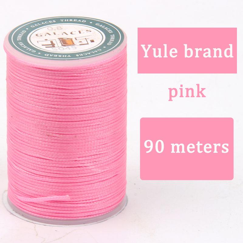 DIY Hand Sewn Leather Goods Wax Thread 0.8mm Hand Sewn Flat Wax Thread Leather Foreskin Leather Hand Sewn Thread