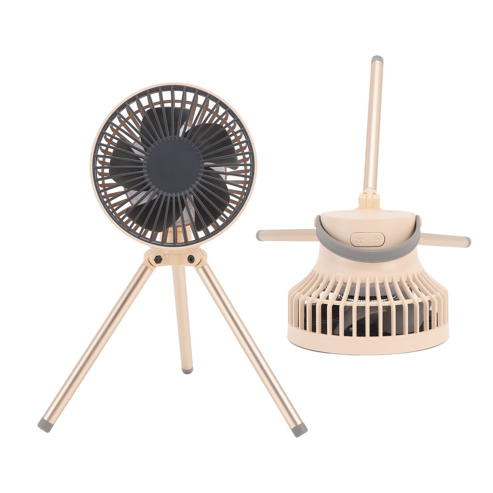 Outdoor Camping Fan 2000mAh Outdoor Multifunctional Camping Tripod Fan for Traveling
