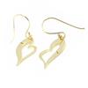 Les Trésors De Lily [F6452] - Gold Plated 'Love' Earrings Golden - 26x13 Mm