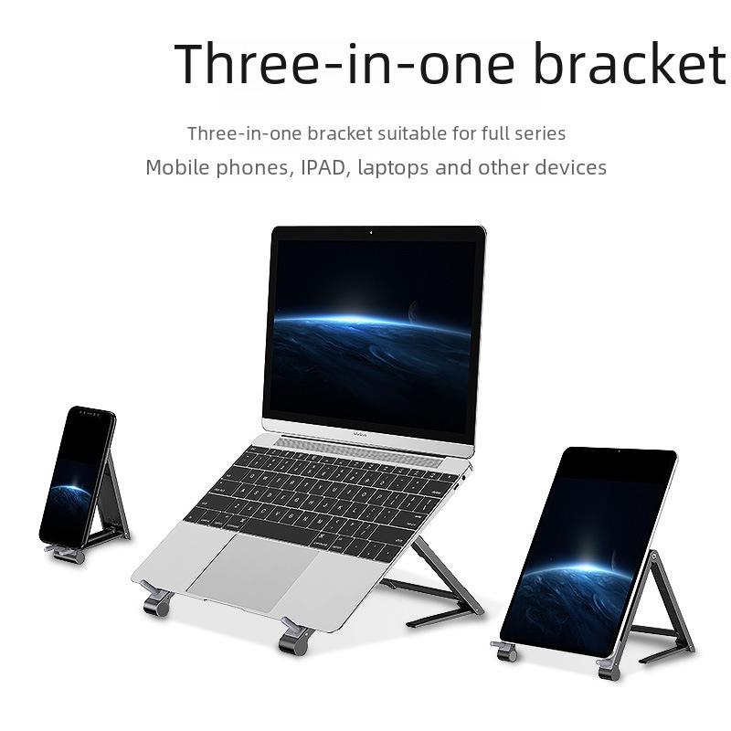Aluminum Alloy Folding Laptop & Tablet Cooling Stand