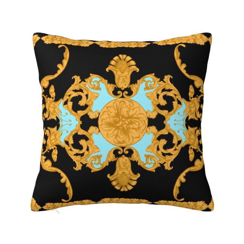Custom Luxury Luxury European Baroque Art Cushion Cover Soft Throw Pillow Case Living Room Decoration