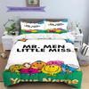 Sig. Biancheria da letto con motivo personalizzato Little Miss da uomo, Set piumone Copripiumone Federa Regalo di Compleanno per la Casa(1 * copripiumino + 2 * federa, senza nucleo)