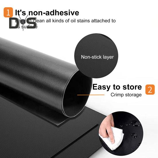 2/4Pcs Non-Stick Oven Liner Large Heavy Duty Oven Protector Reusable Heat Resistant Stovetop Cover for Electric Gas Toaster Microwave