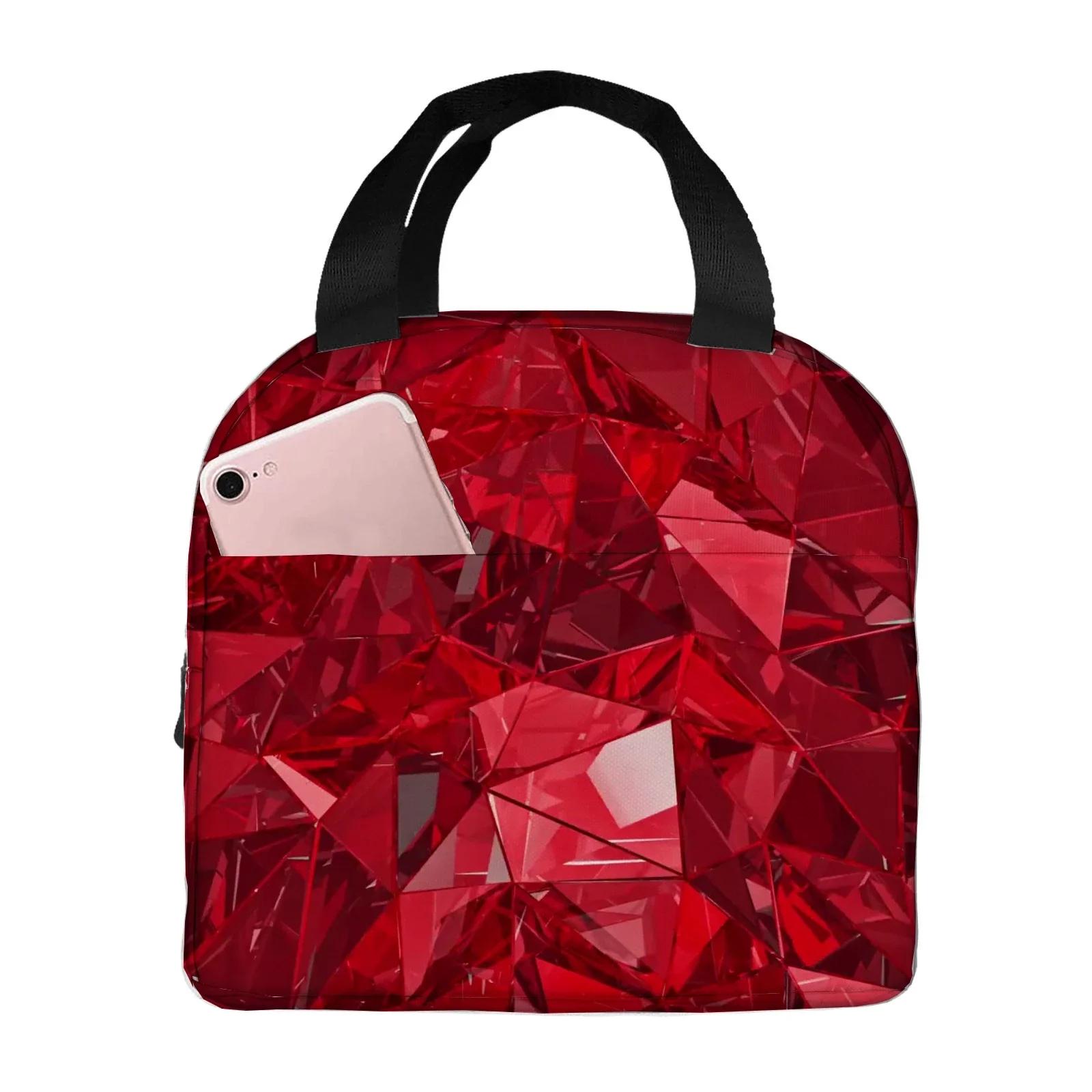 

Геометрический Треугольник 3D Узор Ланч-Бэг Портативный Алюминиевая Фольга Утолщенная Теплоизоляция Ланч-Бэг Водонепроницаемые Ланч-Бэги 22x20x13CM серебряный