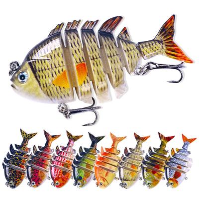 Fishing Lures Multi Jointed Swimbait Crank Bait Slow Sinking Bionic Artificial Bait Freshwater Saltwater Trout Bass Fishing Acce