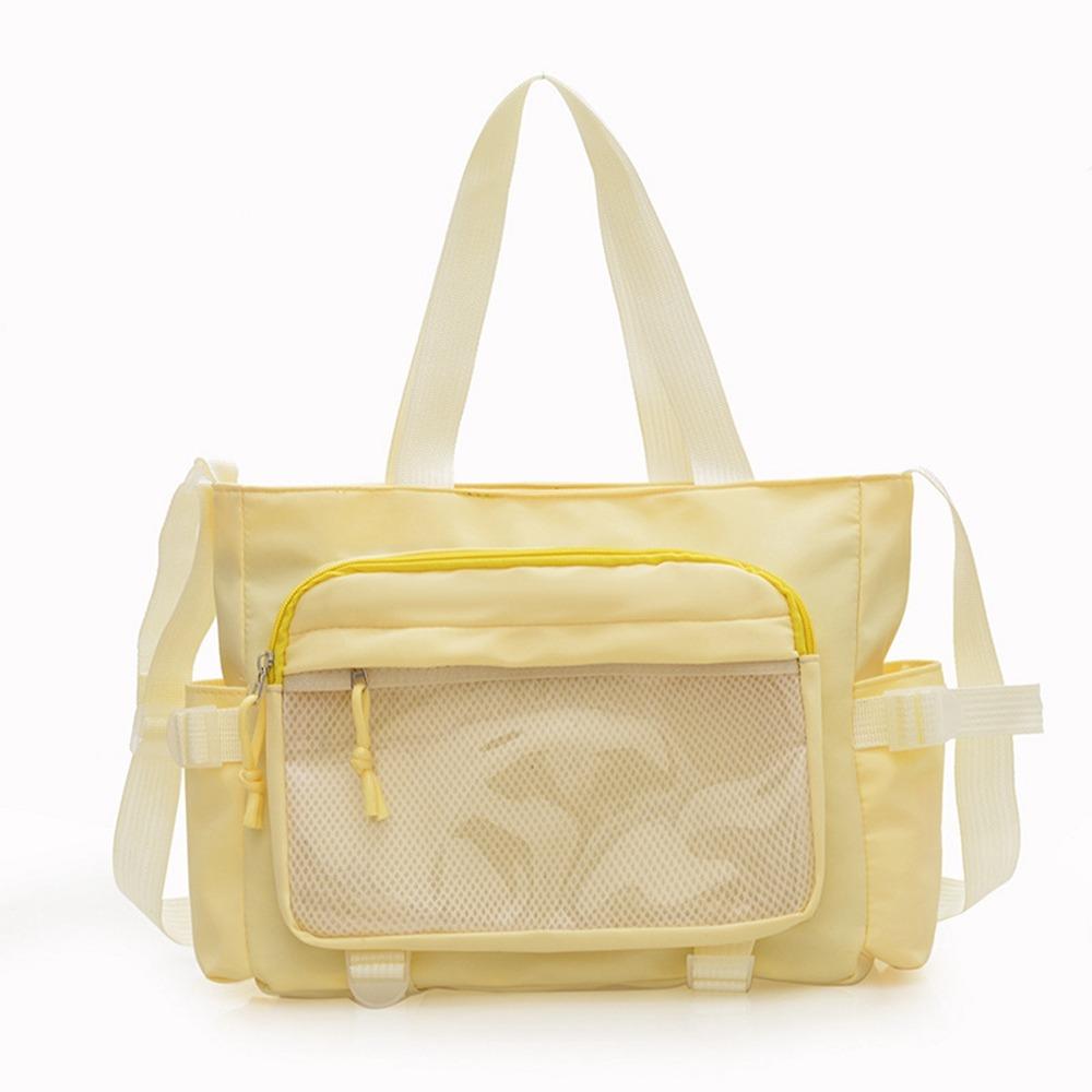 Harajuku JK Shoulder Bag Large Capacity Lolita Handbag Lovely Transparent Itabag  Shopping
