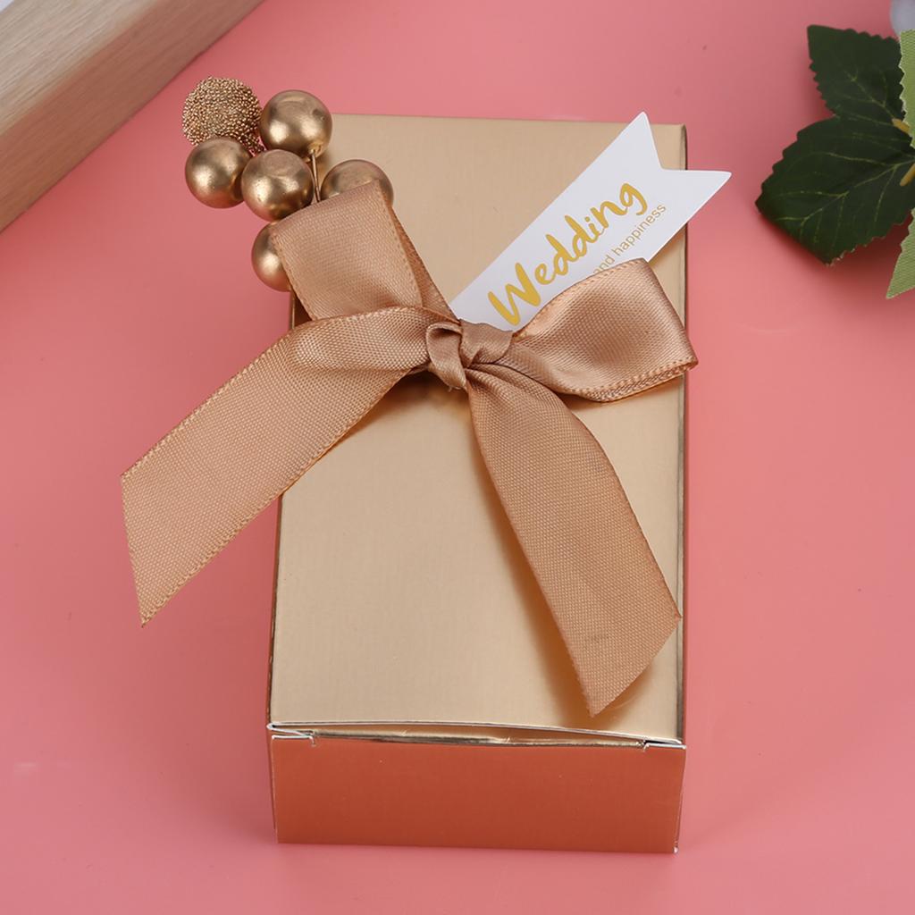 50pcs Wedding Favors Candies Souvenirs Gift Paper Gift Box for Wedding with Bowknot