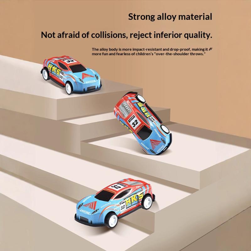 10/30/50Pcs Random Mini Alloy Car Model Diecast Cars Toys With Storage Box Christmas Gift For Kids Sliding Inertia Vehicle Toys