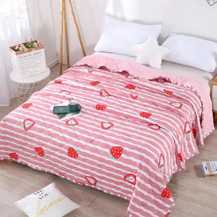 WTEMPO Printed Large Size Simple Retro Foldable Blankets Home Hotel Soft Tatami Blankets Thickened Student Soft Dormitory Blankets