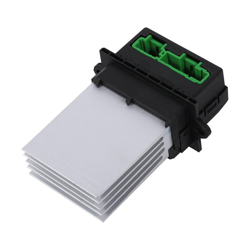 Heater Resistor, Heater Blower Resistor, Qiilu Blower Speed Resistance Module Air Conditioner Blower Resistor for Peugeot 207 607 6441L2