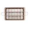 In Stock Non-Stick, Fixed Bottom 18-Cavity Brownie Pan - Square Cake and Bread Baking Mold