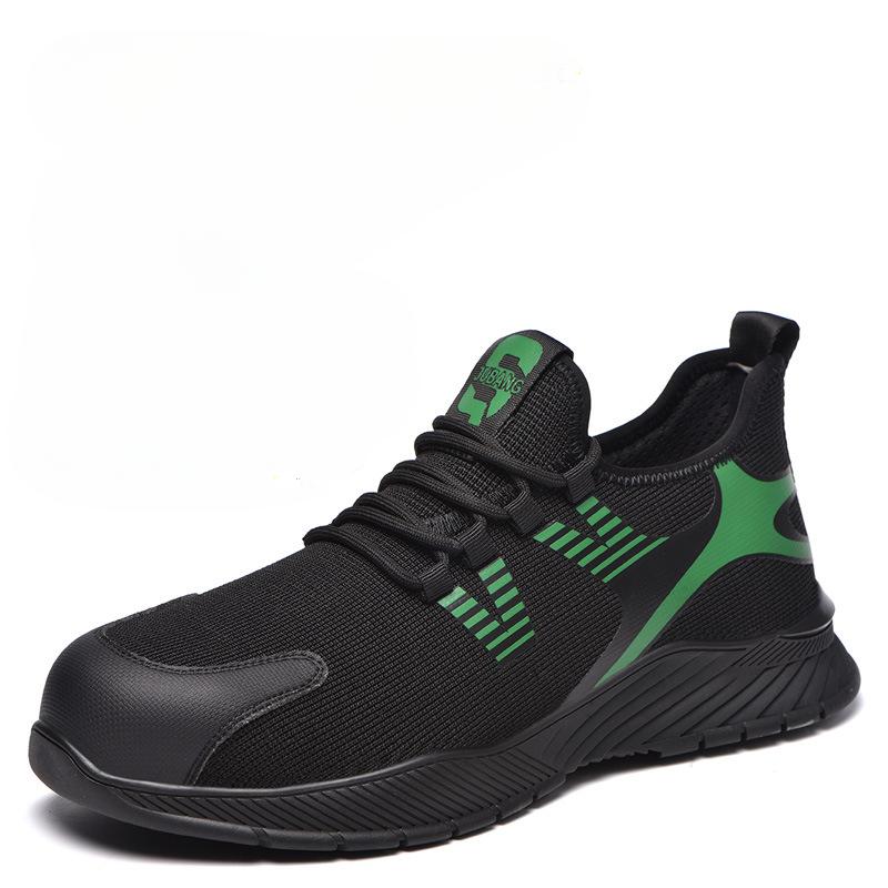 Men's Labor Insurance Shoes, Breathable and Lightweight, Anti-smashing and Anti-piercing Steel Baotou Work Shoes