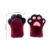 Furry Cats Paws Gloves Cosplay Costume Gloves for Women Girl Warmth Comfort Soft Plush Fursuit Gloves Anime Armwear