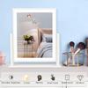 Makeup Mirror with Lights Lighted Up Vanity Mirror with Touch Control 3 Color Lighting Modes Dimmable 360Rotation for Vanity De