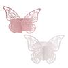 50PCS Butterfly Napkin Ring Paper Holder Table Party Wedding Favors Banquet