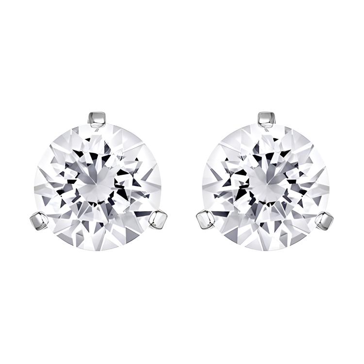 Swarovski Solitaire Brilliant Starry Love Earrings Women earrings Rhodium-Plated 1800046 Box (Random Color)