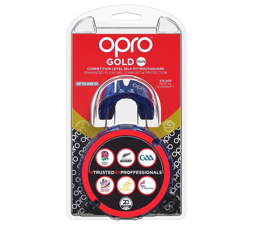 Opro Children's Mouthguard Gold GEN5 Blue