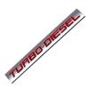 Car Body Side Sticker Rear Decal Badge Turbodeisel Logo for VW Infiniti Chevrolet Land Rover JEEP MINI Lexus Honda Subaru Toyota