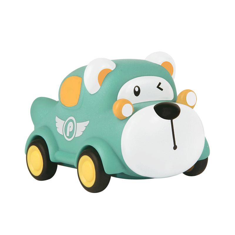 Carro de brinquedo para bebês, chocalho, carrinho de rolamento para crianças de 1 a 3 anos, carro de pressão e movimento, caminhão movido a fricção, chocalhos macios para bebês, presente de aniversário para meninas