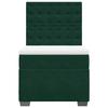 Maison Exclusive - Sommier à lattes de lit et matelas Vert foncé 80x200 cm Velours