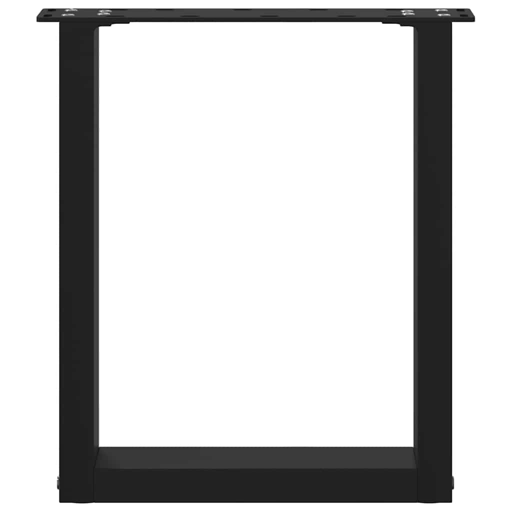 Vidaxl Nogi Do Stolika Kawowego, 2 Szt., Czarne, 28X(42-43) Cm, Stal