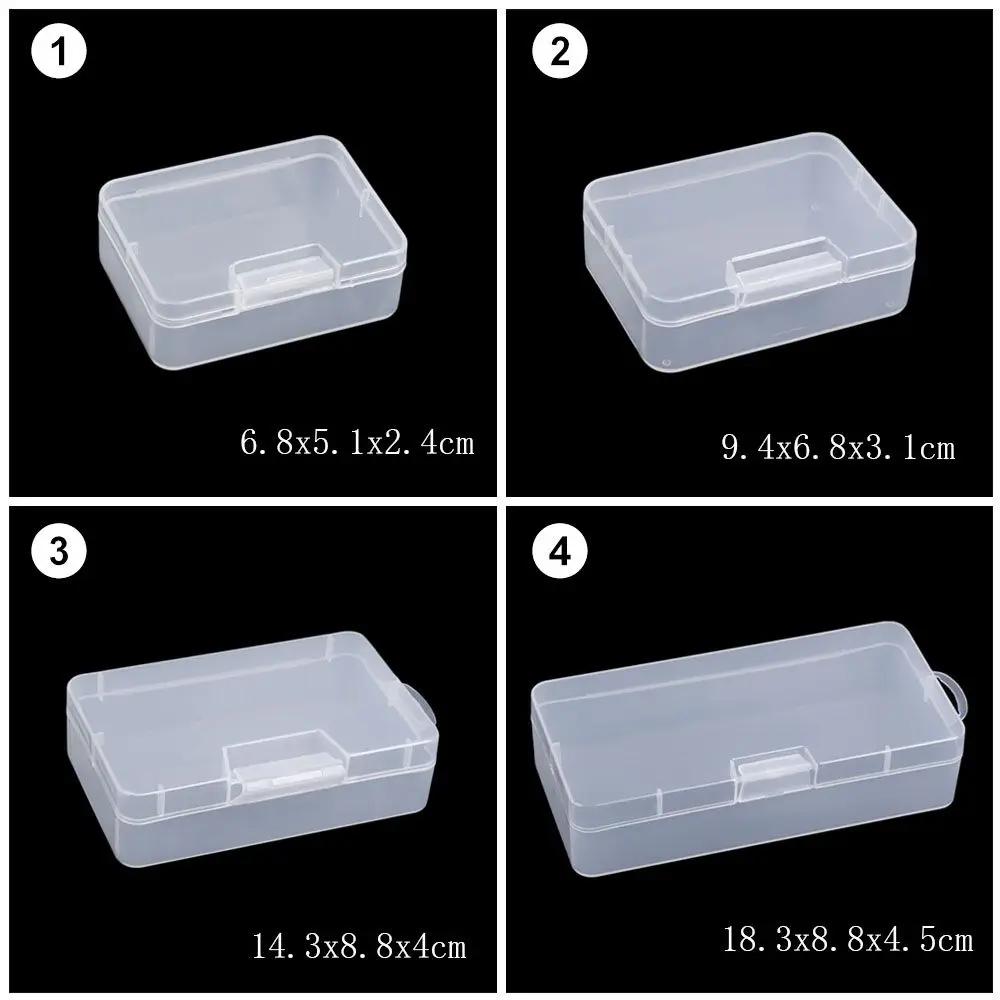 Square Clear Home Organization Plastic Pill Storage Supply Jewelry Diamond Container Craft Bead Holder Storage Box