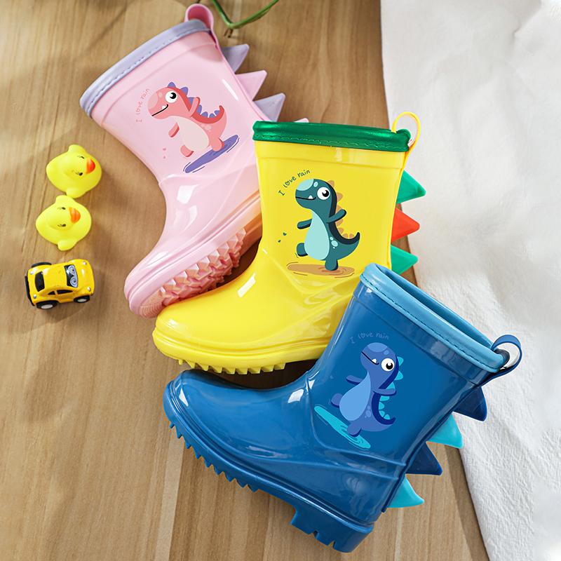 Custom Children's Rain Boots, Cute Cartoon Rain Shoes, Suitable for Boys, Essential for Beach Water Play