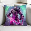 Game DDoomM Slayer  Square DoubleSided printed Pillow Case Bedroom Bedside Pillow Sofa Cushion Cover Gift