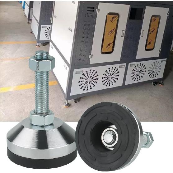 Heavy Duty Leveling feet,Machine Leveling feet 2.36" Dia Base,Leg Leveler M12 Thread, 1300 Lb Capacity,Capacity for Machine,Workbench, Cabinet & More