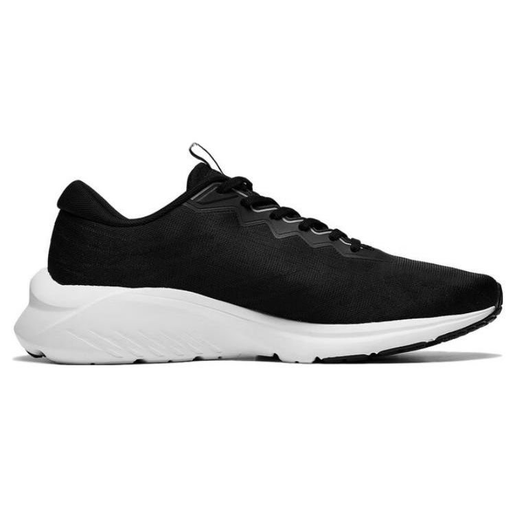 Lining Yunque Casual Non-Slip Wear-Resistant Breathable Low-Top Running Shoes Men sneaker Black ARST033-1