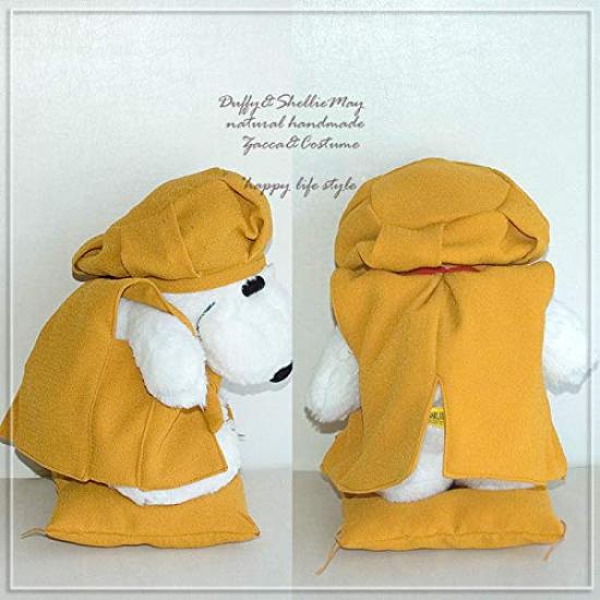 [Includes a stuffed toy] Perfect for celebrating 88th birthdays Yellow Chanchanko & Hat Snoopy Set (Small) bei-dollset-snoopy-hp