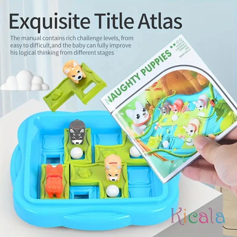 Brettspiel für Kinder Logisches Denken Training Eltern-Kind Interaktiv Motessori Puzzlespiel Spielzeug für Geburtstags-Weihnachtsgeschenke