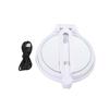 Portable Foldable LED Double-Sided Makeup Mirror – Compact, Long-Lasting, Lighted Travel Mirror (White)