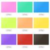 2 Kits Gel Light Filter Transparent Color Correction PVC Sheets 9 Colors