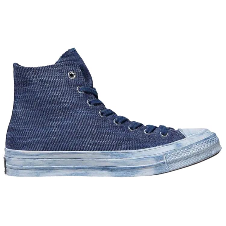Converse Chuck 70 High Overdyed Wash - Granatowe Sneakersy Unisex Niebiesko-Czarne 160478C