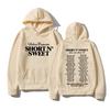 Sabrina Carpenter Short N Sweet Live Tour 2025 Huvtröja Mode Unisex Harajuku Hip Hop Huvtröjor Höst Vinter Vintage Tröjor