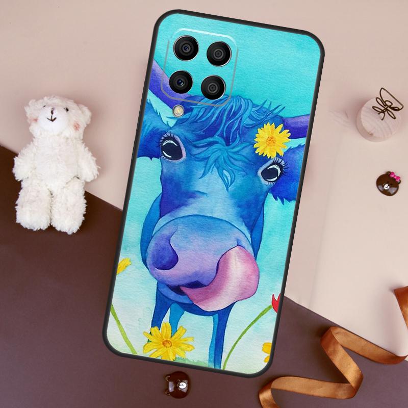 Vegan Pattern Case For Samsung Galaxy M13 M54 M34 M14 M56 M36 M16 M31 M11 M53 M12 M32 M52 M35 M55 M15 M06