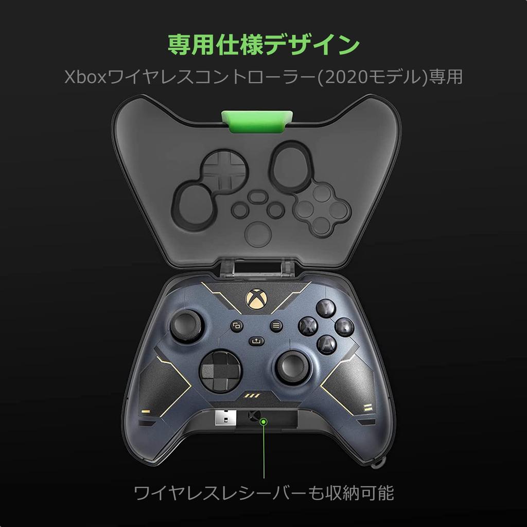 Tomtoc Xbox Wireless Controller Hard Full Charging with Strap Hole (2020 Model) Case, Drop-Tested, Protection, Dustproof, Compatible,