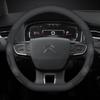 For Citroen C1 C2 C3 C4 C5 C6 VTS Xsara C-Crosser Berlingo Jumpy Carbon Fiber Suede Car Steering Wheel Cover Auto Accessories