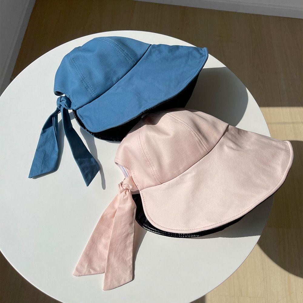 Foldable Wide Brim Hat Adjustable Bucket Cap Women Sunscreen Hats UV Protection Hat  Outdoor