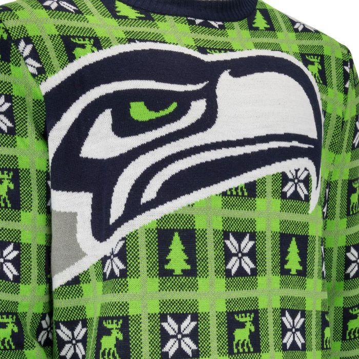 NFL Ugly Sweater XMAS Knit Pullover - Seattle Seahawks