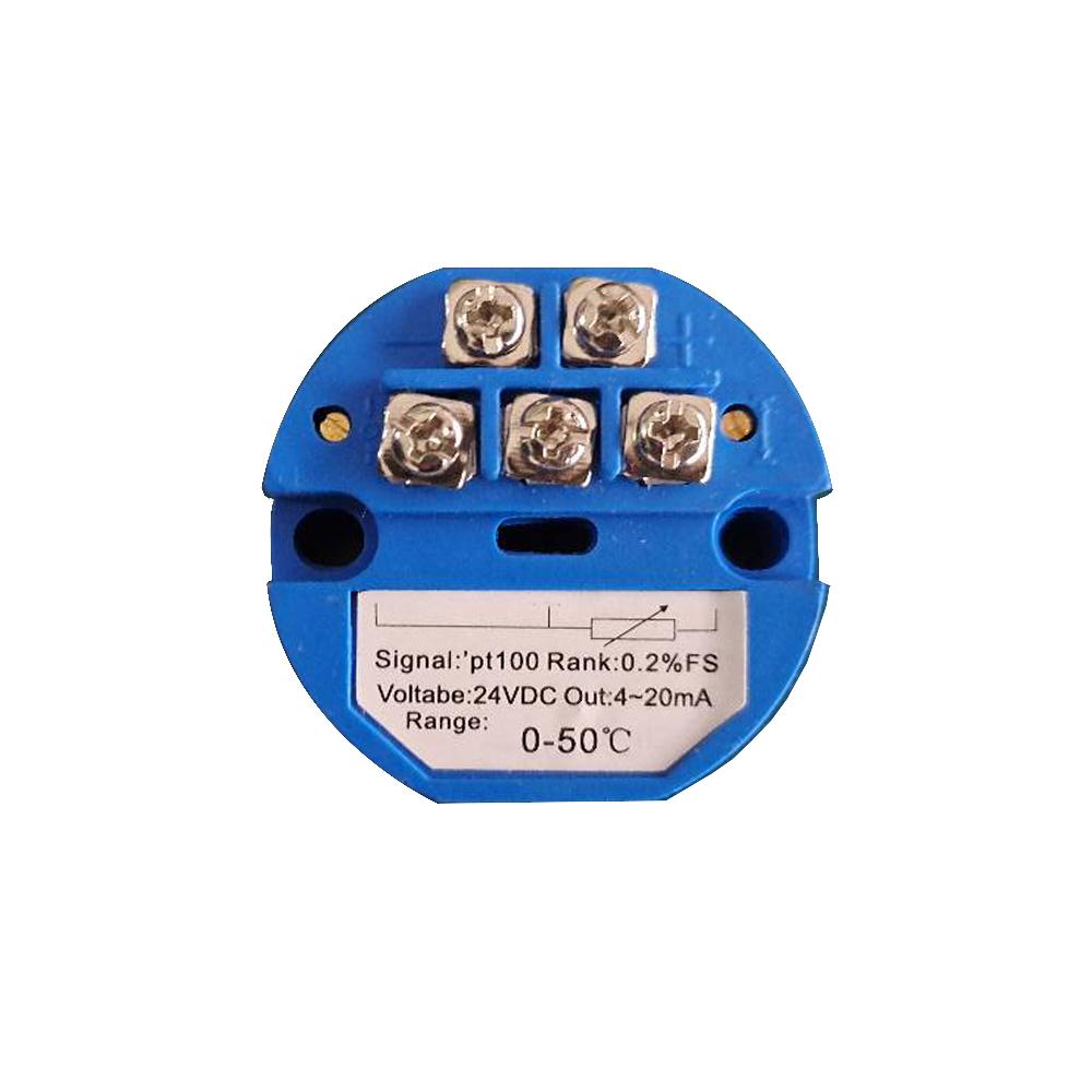 PT100 0-600℃ Temperature Sensor Transmitter 4-20MA Output DC24V